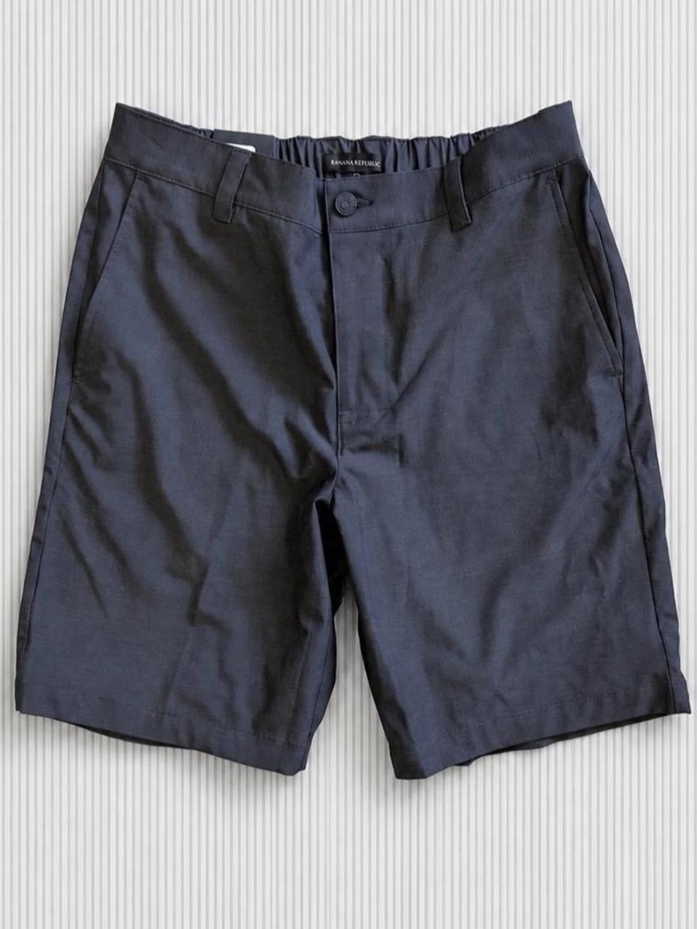 Banana Republic NWT Men’s Performance Stretch Shorts Size 32 Black Charcoal